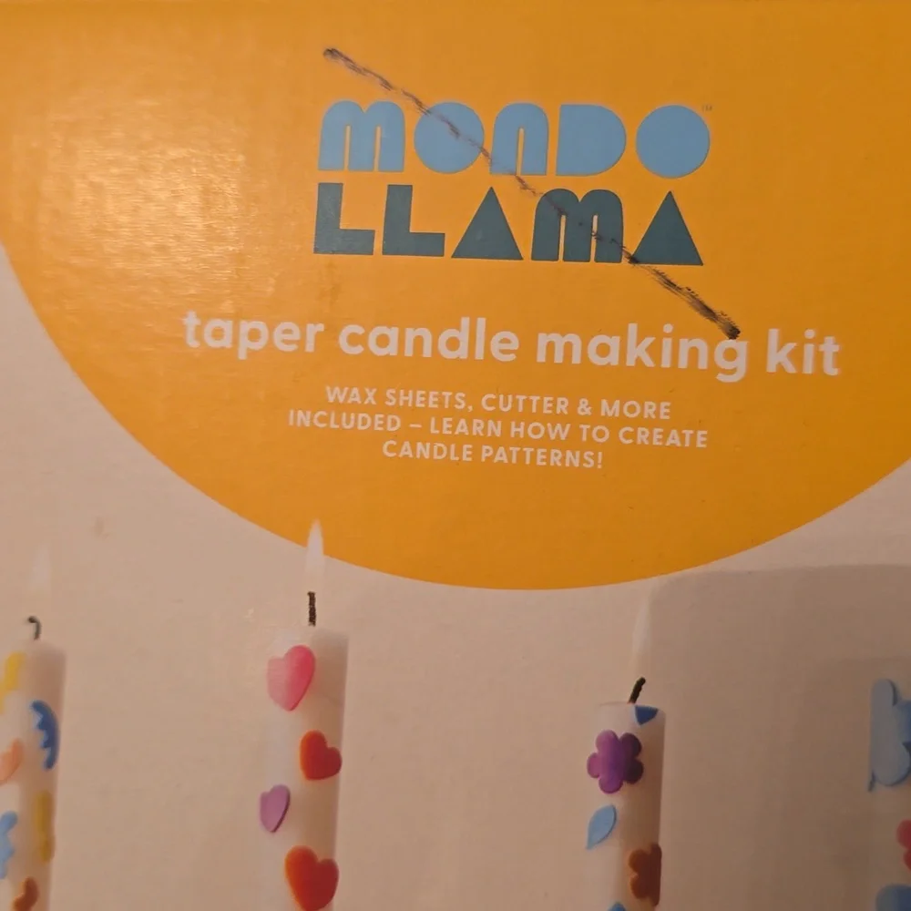 New Mondo Llama 4 Pc Taper Candle Decorating Kit‎